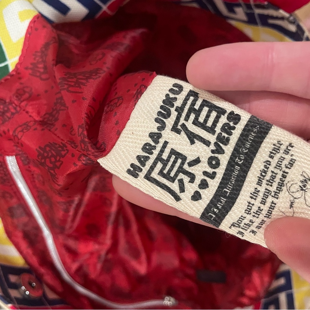 Harajuku Lovers vintage Y2K kawaii canvas tote bag NWOT - Picture 6 of 7